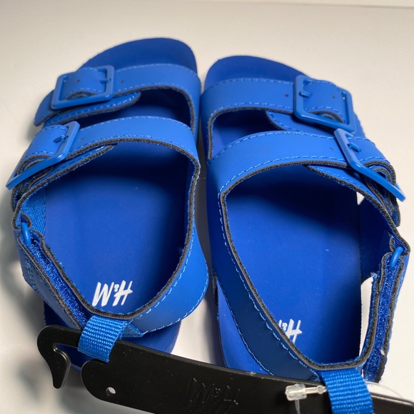 NWT H&M Blue Arizona Style Sandals - Size 9 - Picture 3 of 7